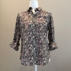 J Crew “Perfect shirt” in Liberty floral